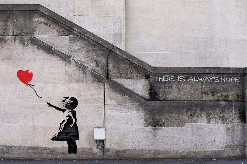 Banksy - Girl with balloon (2002)