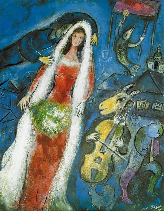 The Bride by Marc Chagall (1950)